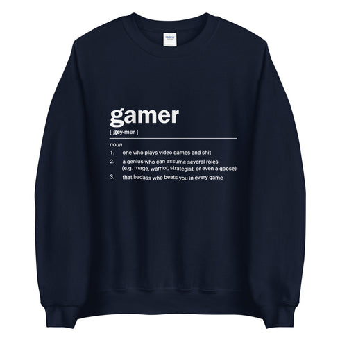 Gamer Definition Sweatshirt